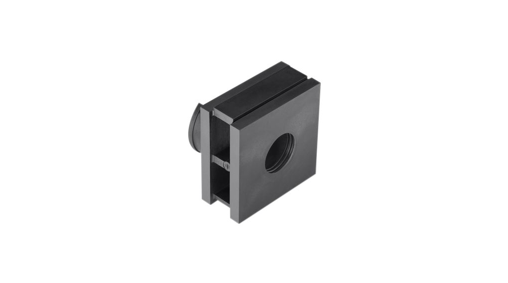Cable Entry Sealing Insert, VarioPlate, 17 ... 18mm, Plastic, Cable Entries 1, Black, Pack of 10 pieces
